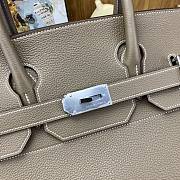 Kitlife Hermes Birkin Grey Togo Leather With Silver Hardware 50cm - 3