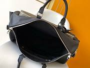 Kitlife Louis Vuitton Keepall Bandoulière 50 Bag Black with Green Trim M12690 29x23x50cm - 3