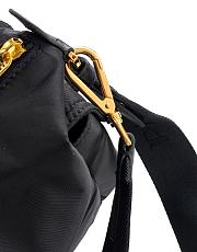 Kitlife Prada Explore large Re-Nylon and Leather Bag Black 1BC264 32x22x11.5cm - 2