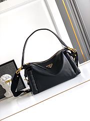 Kitlife Prada Explore Large Black Leather Bag 1BC264 32x22x11.5cm - 1