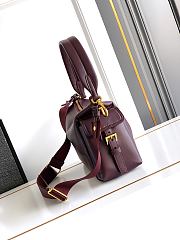 Kitlife Prada Explore Large Burgundy Leather Bag 1BC264 32x22x11.5cm - 6