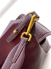 Kitlife Prada Explore Large Burgundy Leather Bag 1BC264 32x22x11.5cm - 3