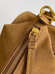 Kitlife Prada Explore Large Brown Suede Bag 1BC264 32x22x11.5cm - 6