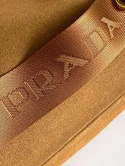 Kitlife Prada Explore Large Brown Suede Bag 1BC264 32x22x11.5cm - 4