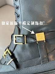 Kitlife Fenfi Delfina Round-toe Boots With Laces Black  - 2