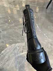 Kitlife Fendi Domino Motorcycle Boots Black - 5