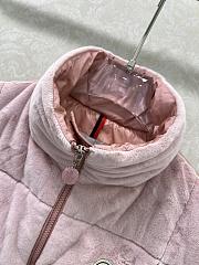 Kitlife Moncler 25 Pocket-decorated Velvet Drawstring Vest Down Jacket Pink - 6