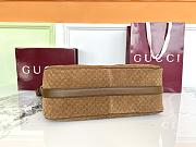 Kitlife Gucci Half Horsebit Medium Shoulder Bag Brown Suede 862530 38x20x15cm - 6