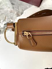 Kitlife Gucci Half Horsebit Medium Shoulder Bag Brown Leather 862530 38x20x15cm  - 6