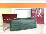 Kitlife Gucci Half Horsebit Medium Shoulder Bag Green Leather 862530 38x20x15cm - 3
