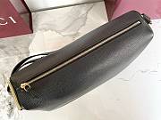 Kitlife Gucci Half Horsebit Medium Shoulder Bag Black Leather 862530 38x20x15cm  - 2