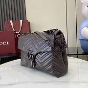 Kitlife Gucci GG Marmont Medium Shoulder Bag Dark Brown 850676 31x17x8cm  - 5