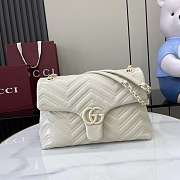 Kitlife Gucci GG Marmont Medium Shoulder Bag White 850676 31x17x8cmx8cm  - 1