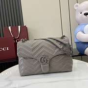 Kitlife Gucci GG Marmont Medium Shoulder Bag Grey 850676 31x17x8cm  - 1