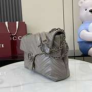 Kitlife Gucci GG Marmont Medium Shoulder Bag Grey 850676 31x17x8cm  - 6