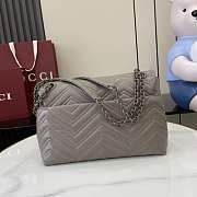 Kitlife Gucci GG Marmont Medium Shoulder Bag Grey 850676 31x17x8cm  - 5