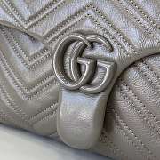 Kitlife Gucci GG Marmont Medium Shoulder Bag Grey 850676 31x17x8cm  - 2