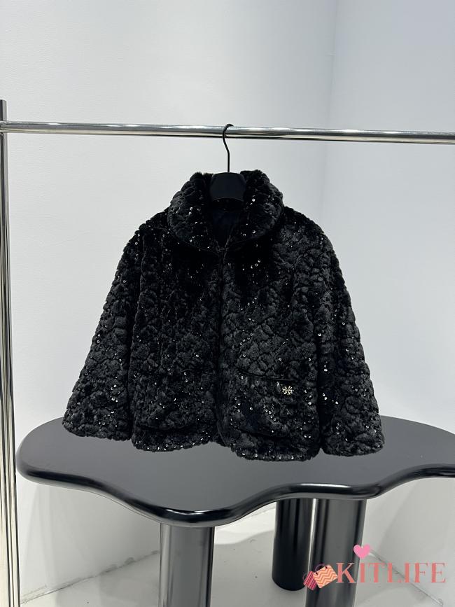 Kitlife Chanel Coco Neige Jacket Black Synthetic & Sequin Fabrics - 1