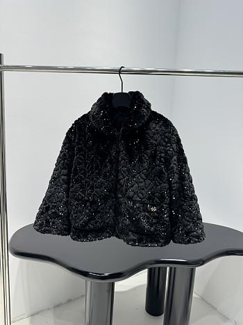 Kitlife Chanel Coco Neige Jacket Black Synthetic & Sequin Fabrics