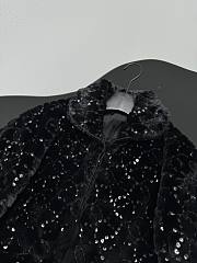 Kitlife Chanel Coco Neige Jacket Black Synthetic & Sequin Fabrics - 5