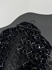 Kitlife Chanel Coco Neige Jacket Black Synthetic & Sequin Fabrics - 4