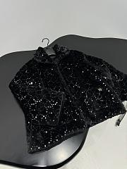 Kitlife Chanel Coco Neige Jacket Black Synthetic & Sequin Fabrics - 6
