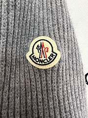 Kitlife Moncler Padded Wool & Teddy Zip-Up Cardigan Grey - 3