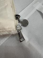 Kitlife Moncler Padded Wool & Teddy Zip-Up Cardigan Off-White - 5