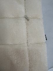 Kitlife Moncler Padded Wool & Teddy Zip-Up Cardigan Off-White - 4