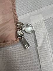 Kitlife Moncler Padded Wool & Teddy Zip-Up Cardigan Pink  - 2