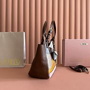 Kitlife Miu Miu Patchwork Leather Handbag 5ba304 25.5x20x13cm - 6