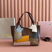 Kitlife Miu Miu Patchwork Leather Handbag 5ba304 25.5x20x13cm - 5