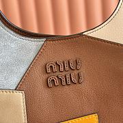 Kitlife Miu Miu Patchwork Leather Handbag 5ba304 25.5x20x13cm - 2