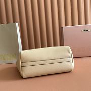 Kitlife Miu Miu Off-White Leather Handbag 5ba304 25.5x20x13cm - 4