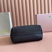 Kitlife Miu Miu Dark Brown Leather Handbag 5ba304 25.5x20x13cm - 4