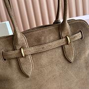 Kitlife Miu Miu Aventure Brown Suede Bag 5BG291 31x40x13cm - 3