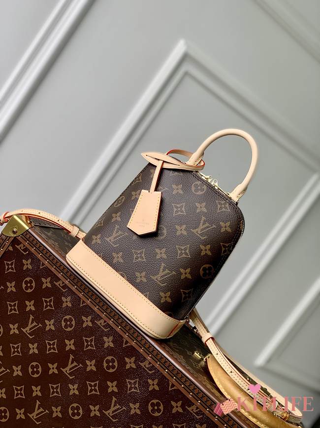 Kitlife Louis Vuitton Alma Brown Monogram Bag M47132 15x20x10cm - 1