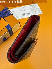 Kitlife Louis Vuitton Victorine Wallet Brown & Burgundy M41938 12x9.5x2.5cm - 2