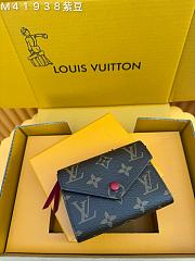 Kitlife Louis Vuitton Victorine Wallet Brown & Burgundy M41938 12x9.5x2.5cm - 4