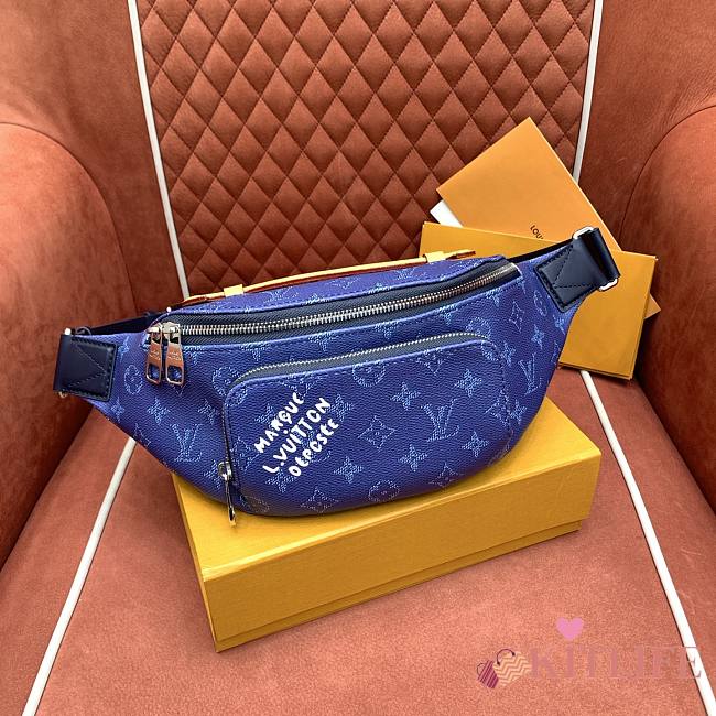 Kitlife Louis Vuitton Rush Bumbag Sea Blue M26821 30x15x8cm - 1