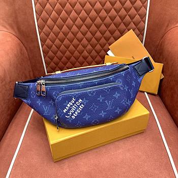 Kitlife Louis Vuitton Rush Bumbag Sea Blue M26821 30x15x8cm