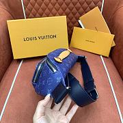Kitlife Louis Vuitton Rush Bumbag Sea Blue M26821 30x15x8cm - 6