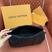 Kitlife Louis Vuitton City Keepall Black Monogram Shadow Leather Bag M26750 27.5x16.5x15cm - 6
