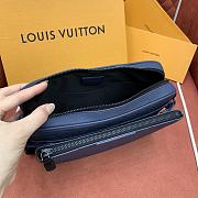 Kitlife Louis Vuitton Trio Messenger Dark Blue Monogram Shadow Leather Bag M27925 25x18.5x7cm - 4