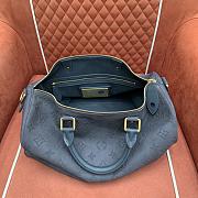 Kitlife Louis Vuitton Speedy P9 Bandoulière Bag Grey Suede M15225 40x26x23cm - 5