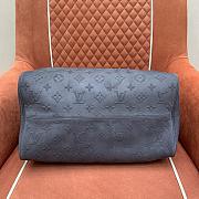 Kitlife Louis Vuitton Speedy P9 Bandoulière Bag Grey Suede M15225 40x26x23cm - 3