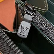 Kitlife Louis Vuitton Zippy Wallet Horizontal Green Monogram Shadow Leather M27178 21x10x2.5cm - 5