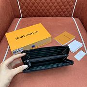 Kitlife Louis Vuitton Zippy Wallet Horizontal Green Monogram Shadow Leather M27178 21x10x2.5cm - 3