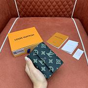 Kitlife Louis Vuitton Victor Wallet Green Monogram Shadow Leather M14793 11.5x9x2.5cm - 6