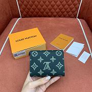 Kitlife Louis Vuitton Victor Wallet Green Monogram Shadow Leather M14793 11.5x9x2.5cm - 3